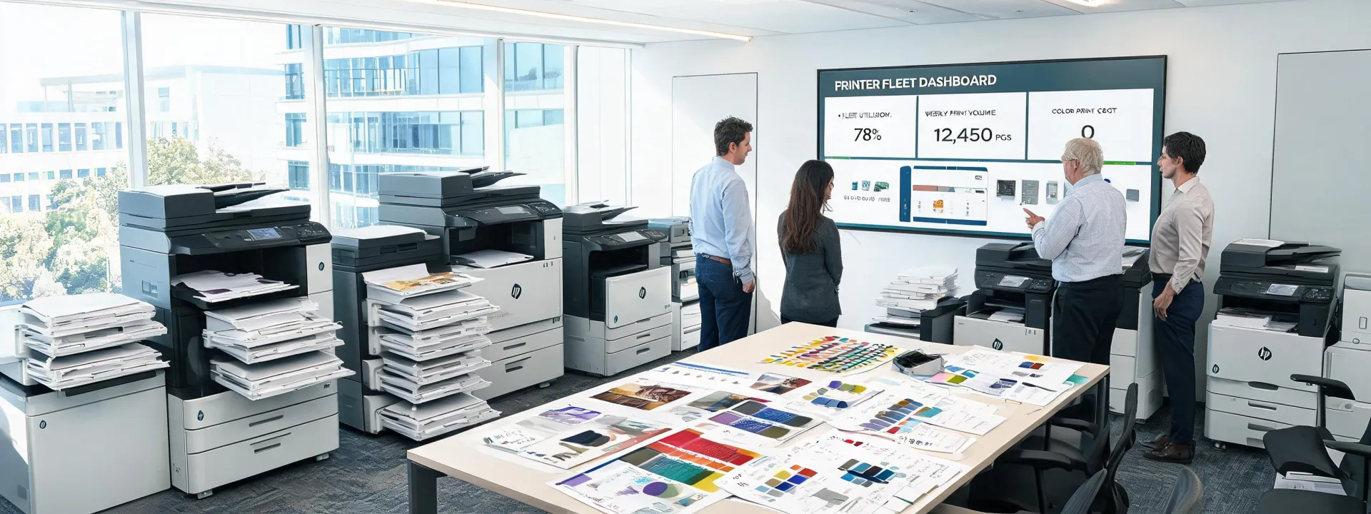 Enterprise office printer fleet